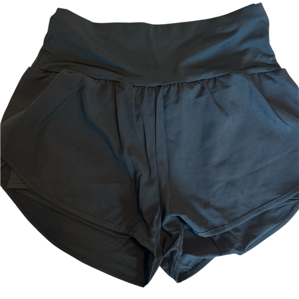 SHEIN Black High Waist Athletic Shorts